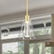Nuvo Aura, 7 Inch LED Pendant, Brushed Brass, K9 Bubble Crystal, 3000K CCT 62/2181 - alternate 6